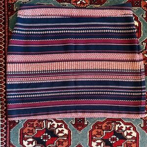 Hollister Multicolor Striped Mini Skirt